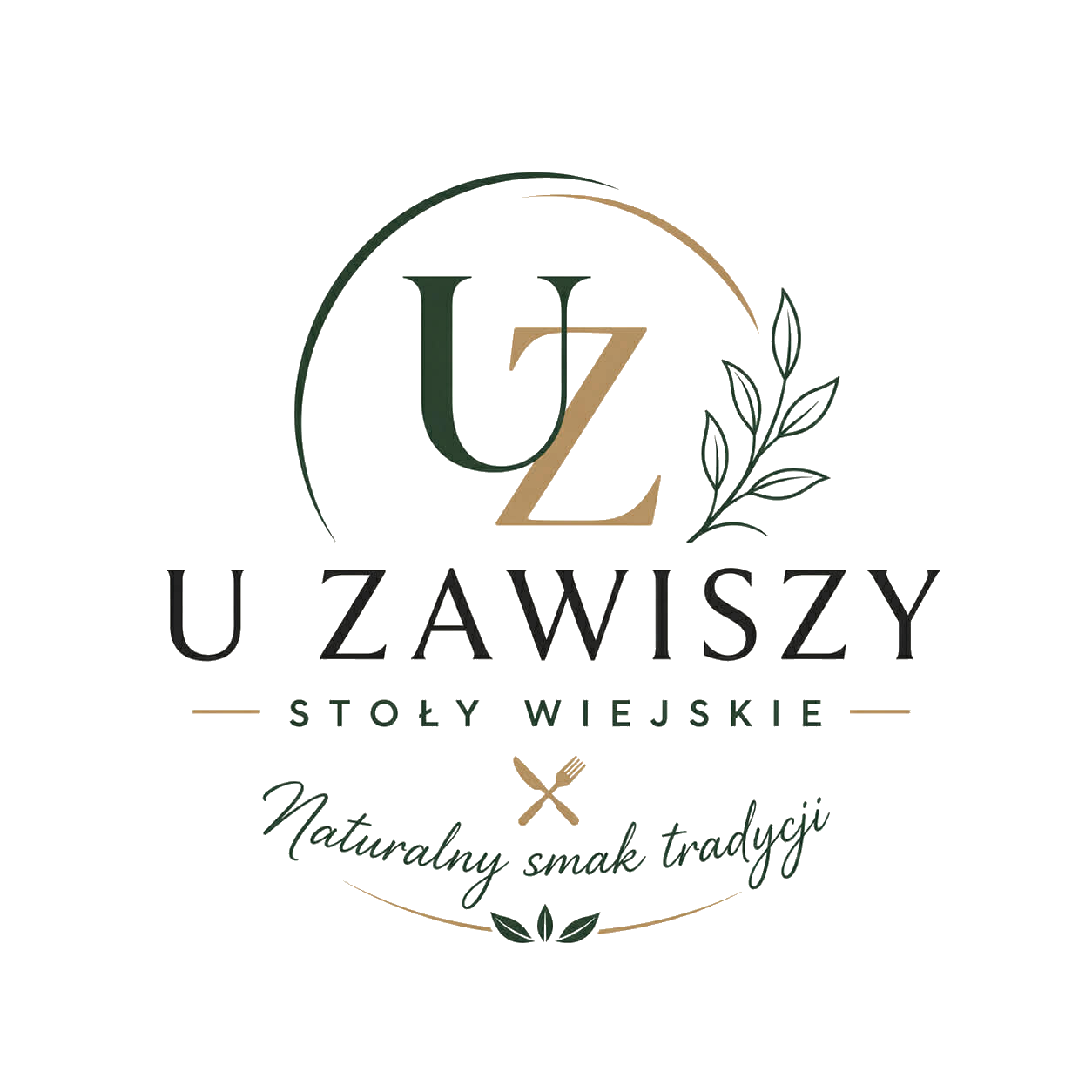 Logotyp U Zawiszy — stoły wiejskie